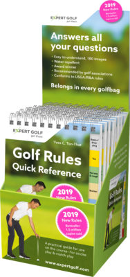 Golf Rules Quick Reference 2022 Display Box With Sticker Rgb